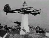 Edward Rowe Snow over Boston Light